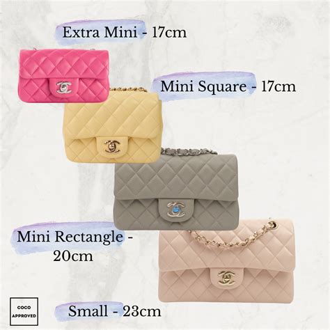 chanel classic mini size|chanel mini flap bag 2022.